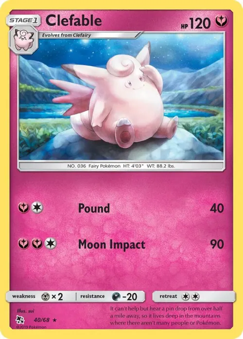 Clefable - Reverse Holo