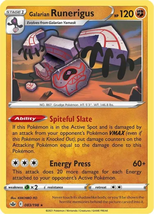 Galarian Runerigus - Holo