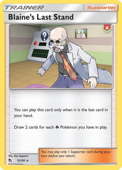 Blaine's Last Stand - Reverse Holo
