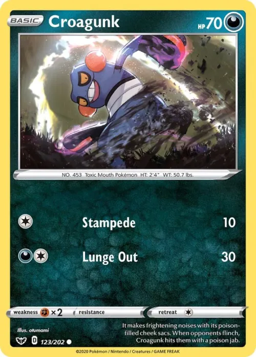 Croagunk - Reverse Holo