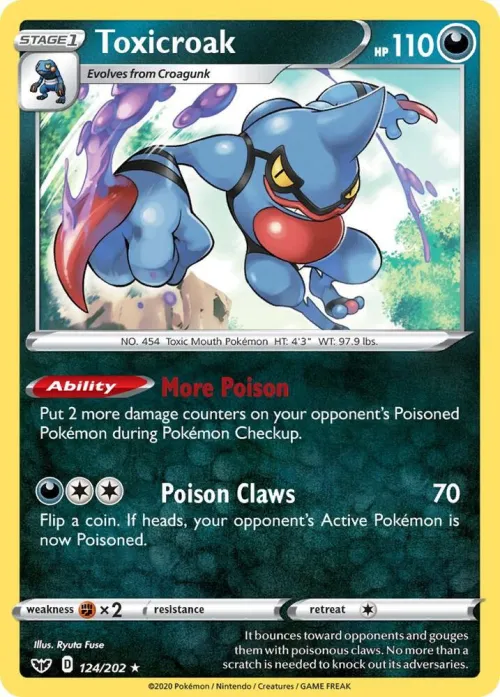 Toxicroak - Reverse Holo