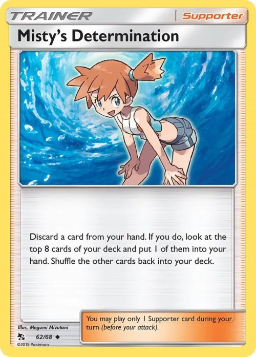 Misty's Determination - Reverse Holo