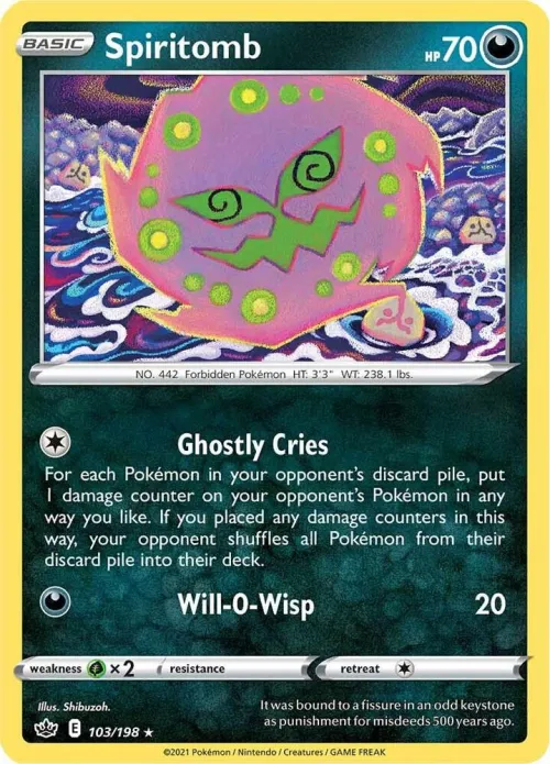 Spiritomb - Reverse Holo