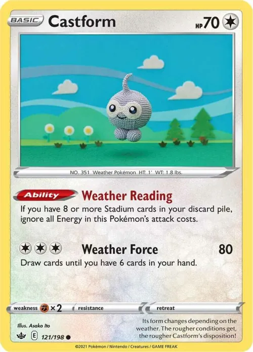 Castform - Reverse Holo