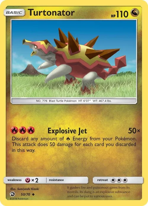 Turtonator - Reverse Holo