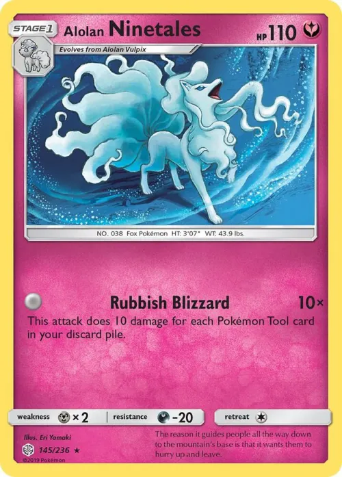 Alolan Ninetales - Reverse Holo