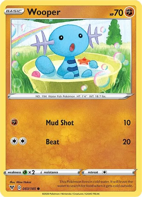 Wooper - Reverse Holo