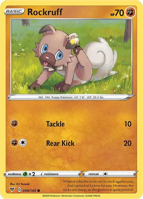 Rockruff - Reverse Holo