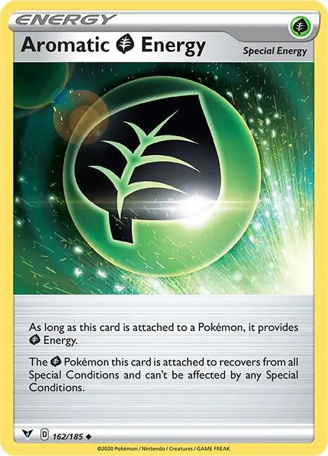 Aromatic Grass Energy - Reverse Holo