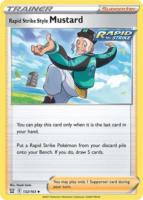Rapid Strike Style Mustard - Reverse Holo