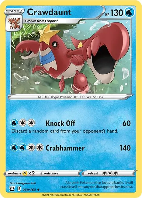 Crawdaunt - Reverse Holo