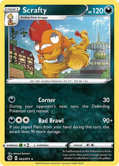 Scrafty - Reverse Holo