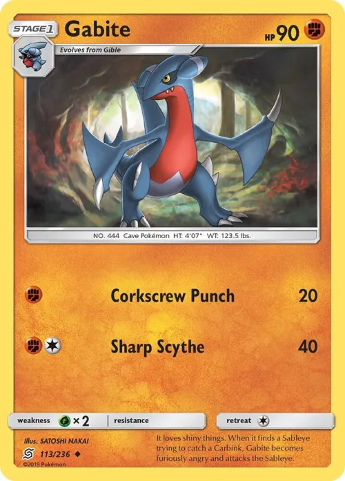 Gabite - Reverse Holo