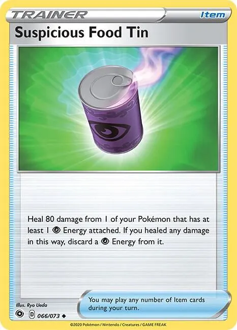 Suspicious Food Tin - Reverse Holo