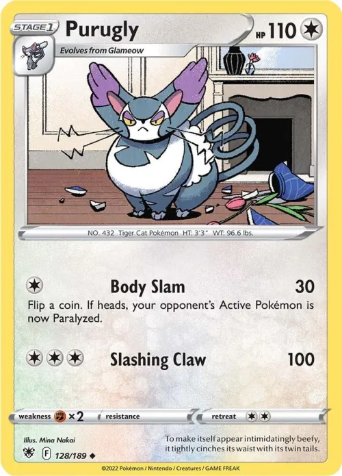 Purugly - Reverse Holo