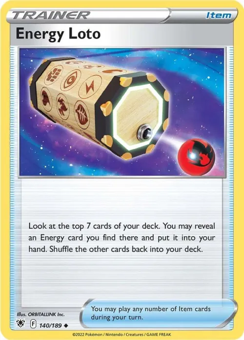 Energy Loto - Reverse Holo
