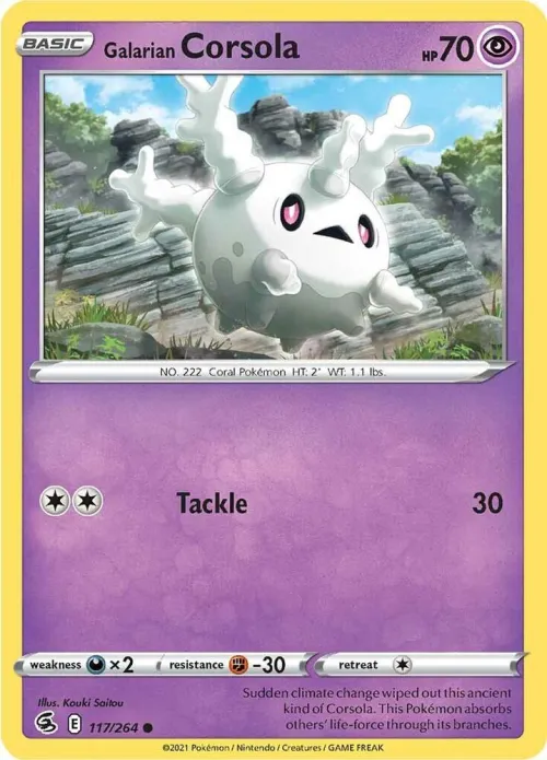 Galarian Corsola - Reverse Holo
