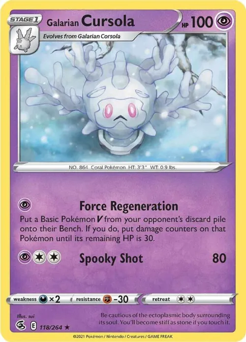 Galarian Cursola - Reverse Holo