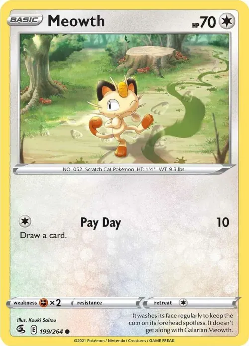 Meowth - Reverse Holo