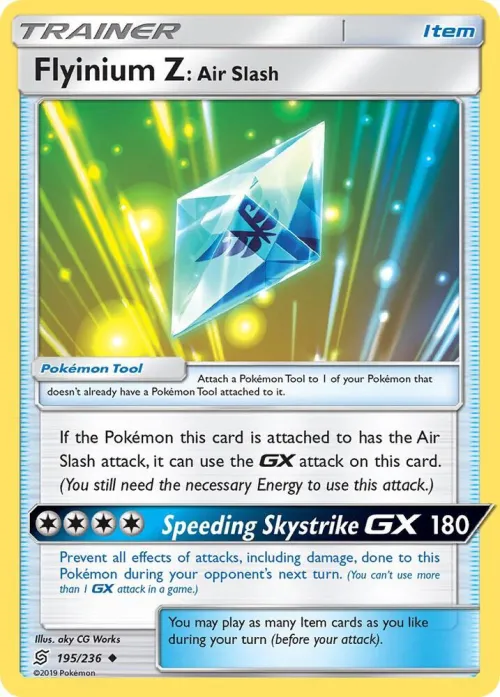 Flyinium Z: Air Slash - Reverse Holo