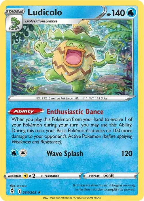 Ludicolo - Reverse Holo
