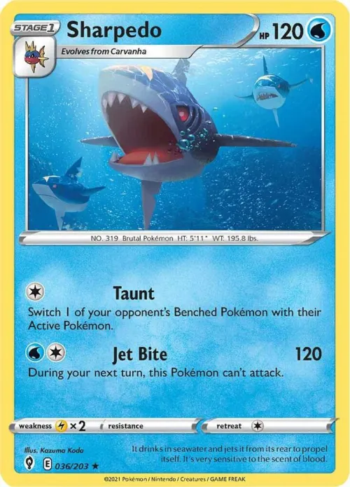 Sharpedo - Reverse Holo