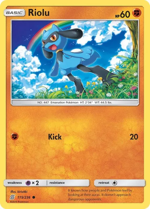 Riolu (115) - Reverse Holo