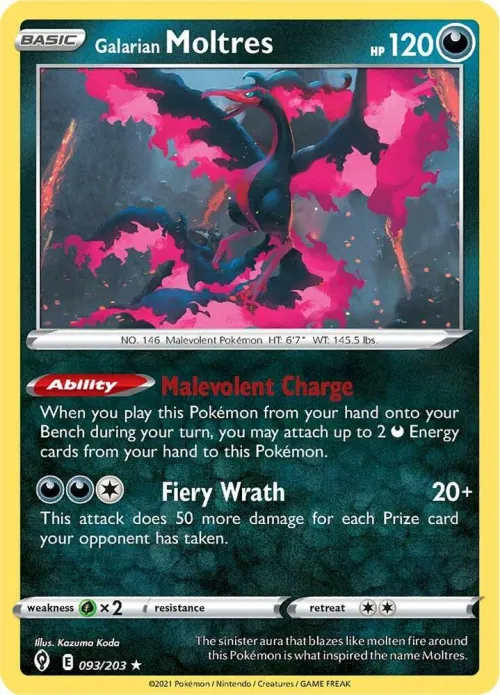 Galarian Moltres - Holo