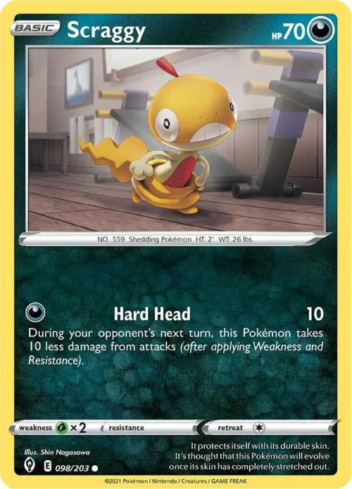Scraggy - Reverse Holo