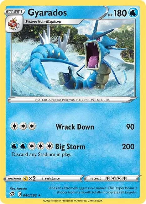 Gyarados - Reverse Holo