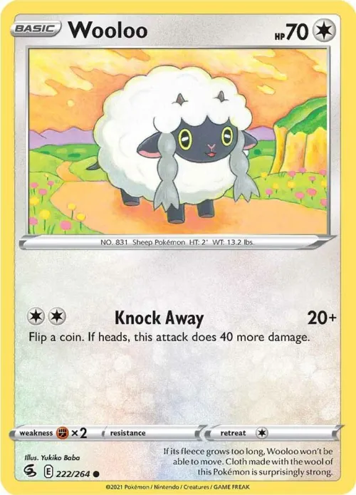 Wooloo (222) - Reverse Holo