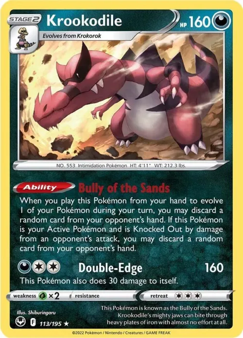 Krookodile - Reverse Holo