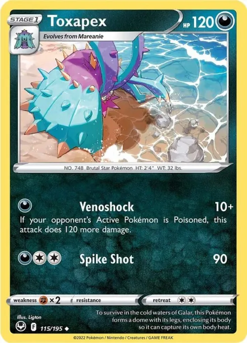 Toxapex - Reverse Holo