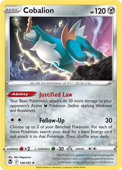 Cobalion - Reverse Holo