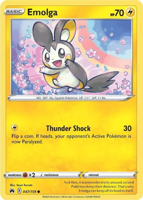 Emolga - Reverse Holo