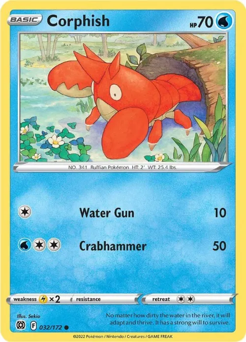 Corphish - Reverse Holo
