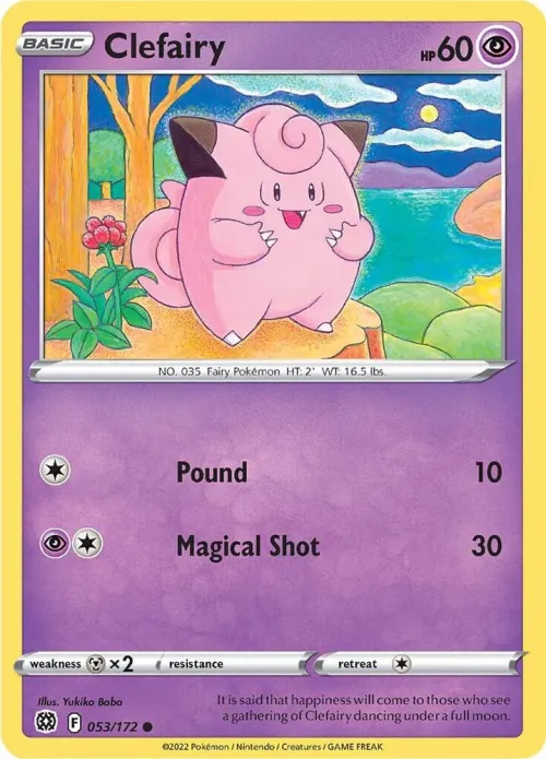 Clefairy - Reverse Holo