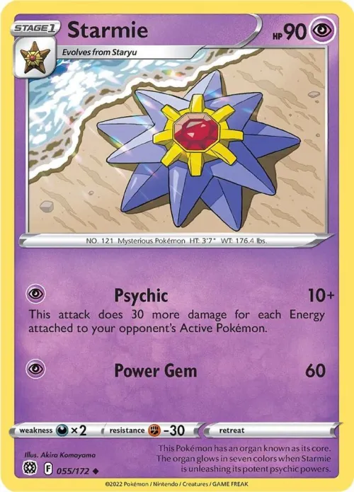 Starmie - Reverse Holo
