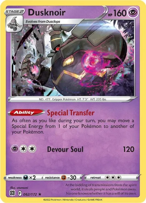 Dusknoir - Reverse Holo