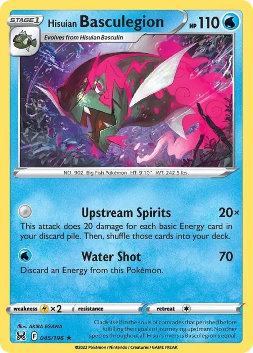 Hisuian Basculegion - Reverse Holo