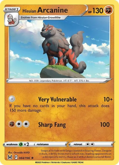 Hisuian Arcanine - Holo