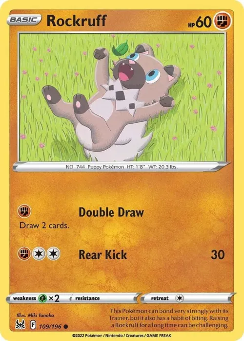 Rockruff - Reverse Holo