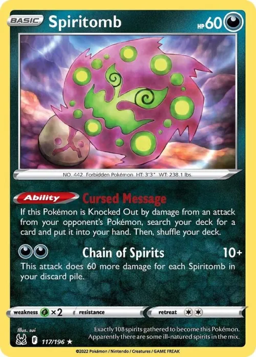 Spiritomb - Reverse Holo