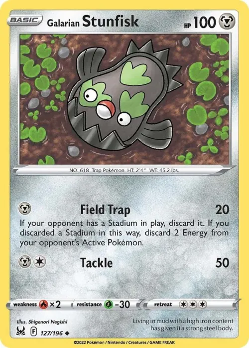 Galarian Stunfisk - Reverse Holo