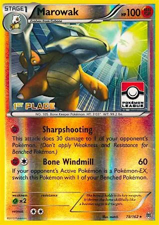 Marowak - 1st Place