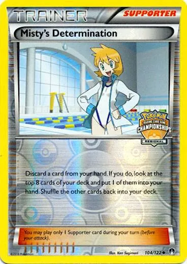 Misty's Determination - Reverse Holo