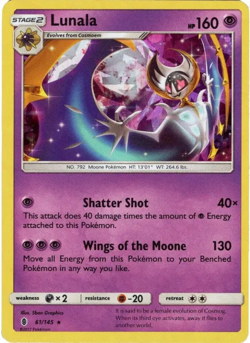 Lunala - Water Web Holo