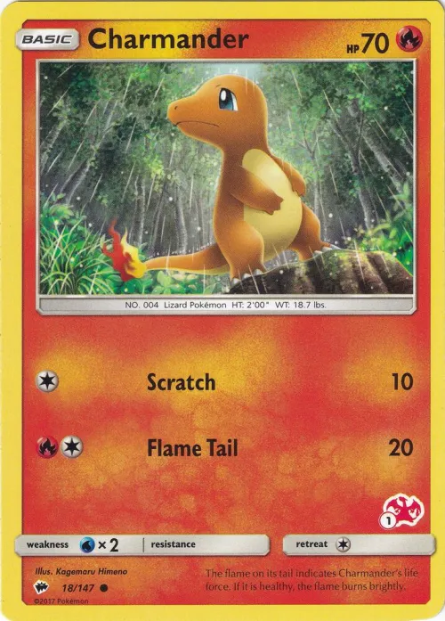 Charmander - 16 Charizard Stamped