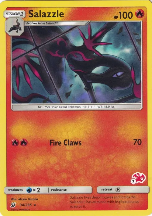 Salazzle - 23 Charizard Stamped