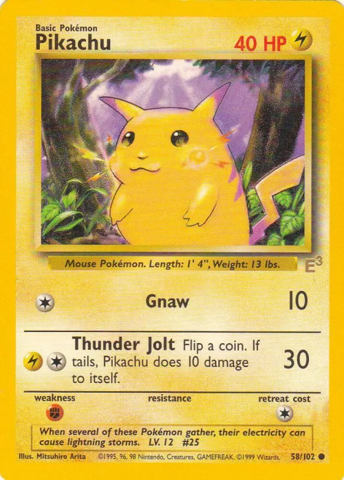Pikachu - Poketour 1999